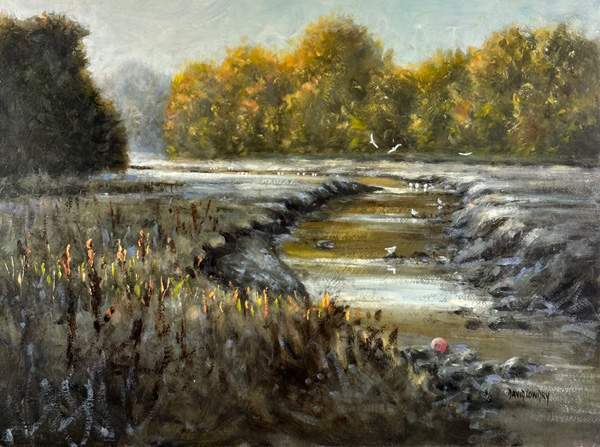 David Cowdry - Estuary creek, Autumn