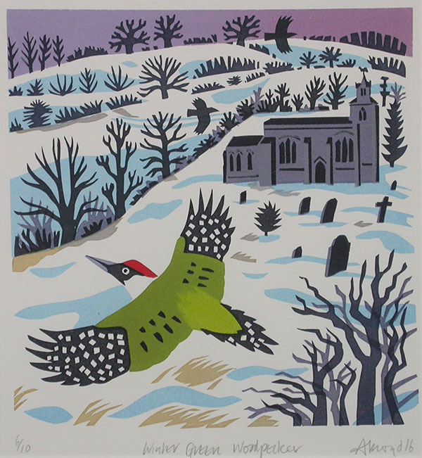 Carry Akroyd SWLA - Winter Green Woodpecker