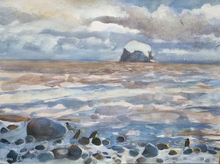 Fiona Clucas SWLA - After the Storm, View to Bass Rock